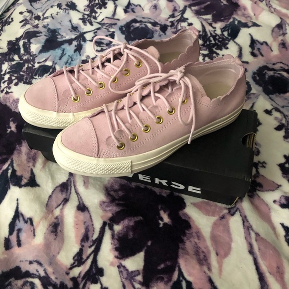 Pink Suede Converse Size 7 NIB - Picture 7 of 9